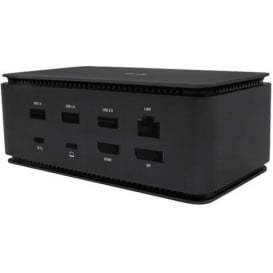 Stacja dokująca i-tec USB4 Metal Dual 4K HDMI DP + Power Delivery 80W USB4DUAL4KDOCKPD - Czarna