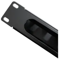 Organizer kabli 19" Qoltec 54476 - 1U, czarny