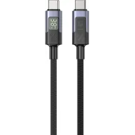Kabel Unitek USB-C PD 60W 480Mbps z wyświetlaczem C14158ABK01-2M, 2 m, USB 2.0, z oplotem, Czarny | Sklep ITnes.pl, IT for BUSINESS