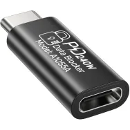 Adapter USB-C Unitek DataShield USB-C Data Blocker Adapter A1055ABK01, 240W (48V|5A), Czarny | Sklep ITnes.pl, IT for BUSINESS