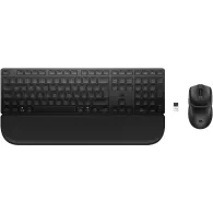 Zestaw myszy i klawiatury HP Multi-Device Dual-Mode Mouse and Keyboard Combo with Palm Rest 585C BD5F3AA, Czarny | Sklep ITnes.pl, IT for BUSINESS