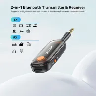 Adapter audio Unitek 2-in-1 Bluetooth Transmitter Receiver B1111A01, Bluetooth 5.3, 10 m | Sklep ITnes.pl, IT for BUSINESS