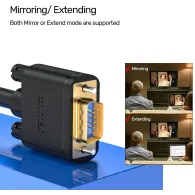 Kabel Unitek Premium VGA M/M HD15 Y-C508G, 20 m, Czarny | Sklep ITnes.pl, IT for BUSINESS