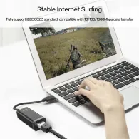 Karta sieciowa USB-A Unitek Y-3470, USB 3.2 Gen 1, 1x 100|1000Mbps RJ45 | Sklep ITnes.pl, IT for BUSINESS