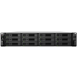 Serwer NAS Synology Rack XS+/XS RS3621RPXSSLZ1 - Rack (2U)/Intel Xeon D-1531/8 GB RAM/80 TB/12 wnęk/hot-swap