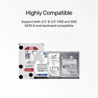 Stacja dokująca dla dysków Unitek USB3.0 to SATA6G Docking Station Y-1078 - SATA III, 2.5", 3.5", USB 3.0 5Gbps, Czarna