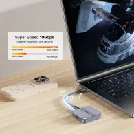 Obudowa na dysk Unitek M.2 2230 SSD PCIe/NVMe S1244AGY01 - Magnetyczny, Srebrna