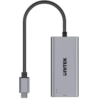 Karta sieciowa USB-C Unitek U1343AGY01 - 1x 100|1000|2500Mbps RJ45, USB-C 3.2 Gen 1, Szara