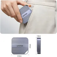 Czytnik kart magnetyczny Unitek 6-in-1 S1244CGY01 - USB-C 3.2 Gen 1, Szary