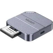 Czytnik kart CF Express typ B magnetyczny Unitek 6-in-1 S1244BGY01 - USB-C 3.2 Gen 2, Szary