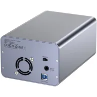 Obudowa Unitek 2 Bay External Hard Drive Enclosure S1308A01-EU - RAID 0,1, na dyski 2,5" i 3,5", USB-B 3.2 Gen 1