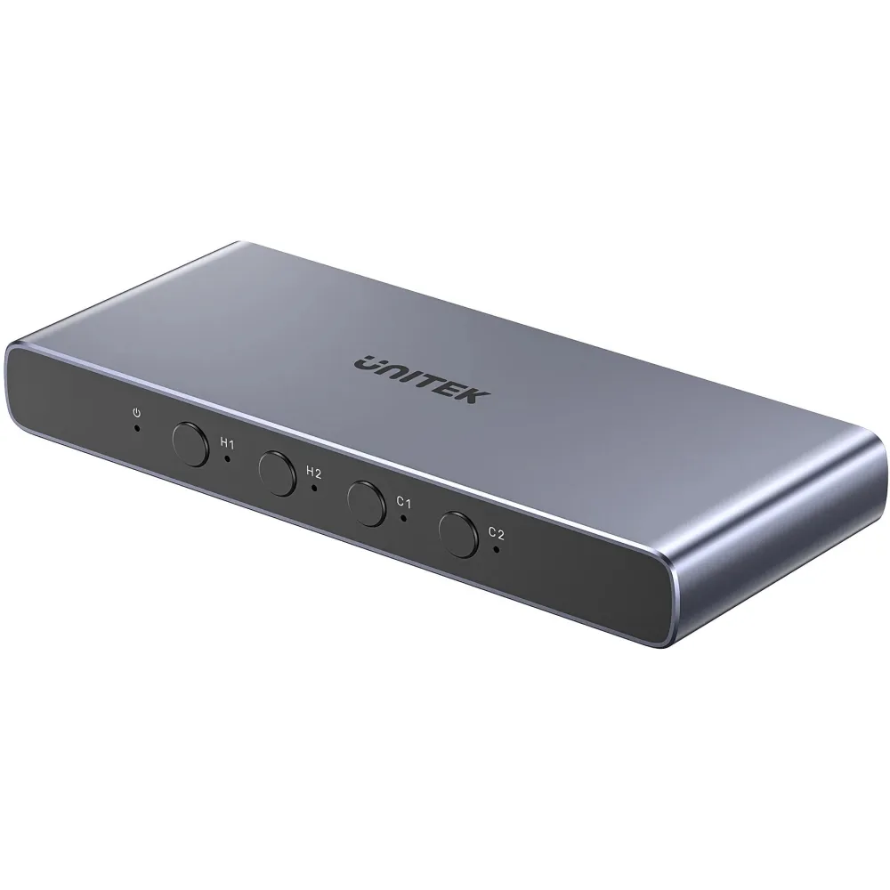 Przełącznik AV Unitek Przełącznik 4K HDMI/USB-C 4 in 1 V1313AGY01-EU, 3x HDMI, 2x USB-C DP | Sklep ITnes.pl, IT for BUSINESS