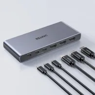Przełącznik AV Unitek Przełącznik 4K HDMI/USB-C 4 in 1 V1313AGY01-EU, 3x HDMI, 2x USB-C DP | Sklep ITnes.pl, IT for BUSINESS