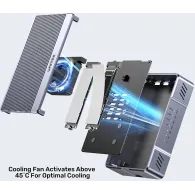 Obudowa na dysk Unitek SolidForce 20Gbps Dual Bay RAID M.2 SSD Enclosure S1247AGY01 - RAID 0, 1, 2x M.2 2280