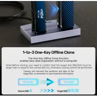 Stacja dokująca dla dysków M.2 Unitek USB4 4-Bay M.2 SSD Docking Station S1243BGY01-EU - 4x M.2