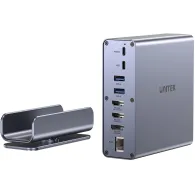 Stacja dokująca Unitek Universal DisplayLink Triple 4K Docking Station D1135AGY01 - Szara
