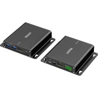 Przedłużacz Unitek USB-C na 2x USB-A przez Ethernet U1337BBK01-EU, Zasięg do 100 m, 5Gbps | Sklep ITnes.pl, IT for BUSINESS
