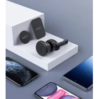 Uchwyt samochodowy do kratki AUKEY HD-C74 - Magnetyczny, Czarny