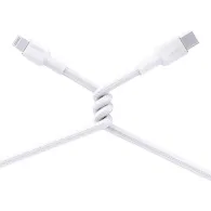 Kabel AUKEY USB-C do USB-A CB-NAC1 WHITE - Power Delivery 60W 3A, USB 2.0, 1m, Biały