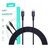 Kabel AUKEY USB-C do USB-C CB-SCC241 - PD 240W, USB 2.0, 1 m, Czarny