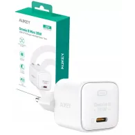Ładowarka sieciowa AUKEY Omnia II Mini USB-C 30W PA-B1L WHITE - 30W, 1x USB-C, Biała