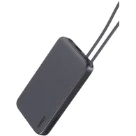 Powerbank AUKEY Spark Sling 10000 mAh PB-Y53P - przewód USB-C, 1x USB-C, 1x USB-A, 22,5W, Szary