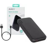 Powerbank AUKEY Spark Go 10000mAh PB-Y46P - 1x USB-C, 1x USB-A, 5V, 3A, Szary