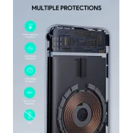 Powerbank magnetyczny AUKEY 6700 mAh 20W PB-MS01 - 1x USB-C, Szary