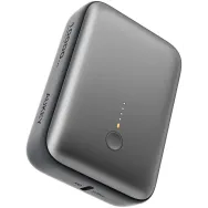 Powerbank AUKEY Mini 10000mAh 22,5W PB-Y55 - 1x USB-C, 1x USB-A, Szary