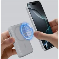 Powerbank magnetyczny AUKEY MagFusion Slim 10000mAh 20W PB-MS04 WHITE - MagSafe PD, Biały