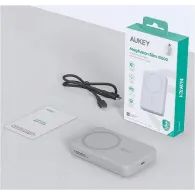 Powerbank magnetyczny AUKEY MagFusion Slim 10000mAh 20W PB-MS04 WHITE - MagSafe PD, Biały
