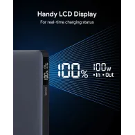 Powerbank AUKEY Sprint X PB-Y44 20000mAh 100W - 3x USB-C, 1x USB-A, PD 3.0, QC 3.0, Szary