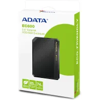 Obudowa zewnętrzna na dysk ADATA EC600 USB 3.2 Gen2 EC600-BCBK - USB 10 Gb|s, Czarna