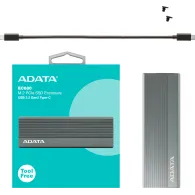 Obudowa na dysk ADATA SSD M.2 EC680 USB-C 3.2 Gen2 EC680-CCGY - USB 10 Gb|s, Szara