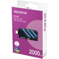 Dysk zewnętrzny SSD 2 TB ADATA SC735-2000G-CCBK, BU - zdjęcie poglądowe 5