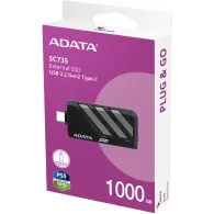 Dysk zewnętrzny SSD 1 TB ADATA SC735-1000G-CCBK, GY - zdjęcie poglądowe 5