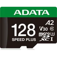 Karta pamięci ADATA Speed Plus MicroSDXC 128 GB UD128GUI3V30A2SP-RA1 - Class 3, UHS-I|U3, A2, V30,  180|160 MB/s