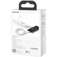 Kabel Baseus Superior USB-A do USB-C CATYS-A02, Quick Charge 3.0 66W 6A, USB 2.0, 480 Mbps, Biały | Sklep ITnes.pl, IT for BUSINESS