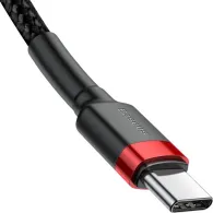 Kabel Baseus Cafule USB-C CATKLF-H91, Quick Charge 3.0 3A 60W, USB 2.0, 2 m, Czarny | Sklep ITnes.pl, IT for BUSINESS