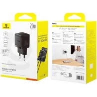Ładowarka sieciowa Baseus Palm USB-C 20W P10111602113-00 - 1x USB-C, 3A, PD 3.0, Czarna