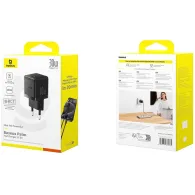 Ładowarka sieciowa Baseus Palm 30W P10111605113-00 - 1x USB-C, Czarna
