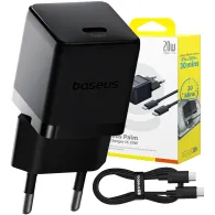 Ładowarka sieciowa Baseus Palm 20W P10111602113-01 - 1x USB-C, kabel USB-C, Czarna