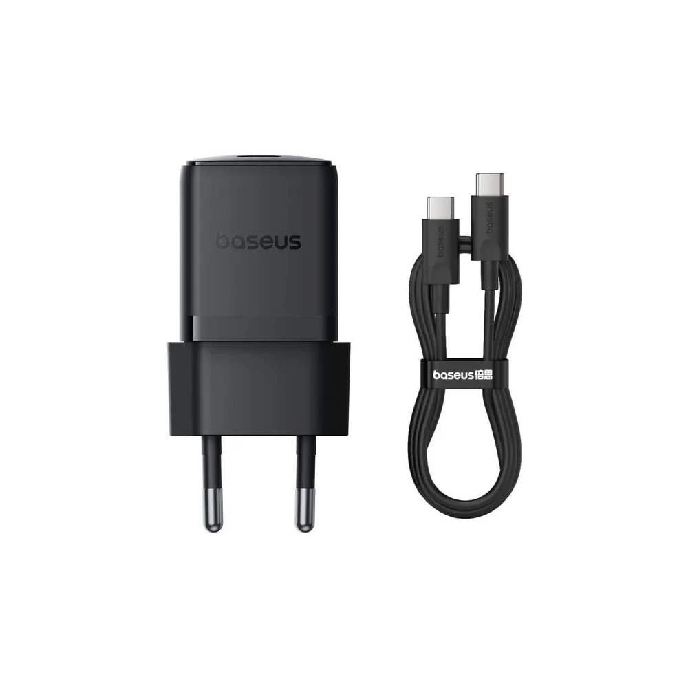 Ładowarka sieciowa Baseus Palm 30W P10111605113-01 - 1x USB-C, Czarna