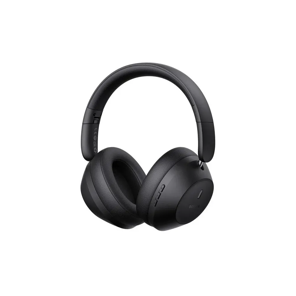 Słuchawki bezprzewodowe z mikrofonem Baseus Bass 30 Max A00070700121-00 - Bluetooth 5.3, USB-C, czarne