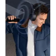 Słuchawki bezprzewodowe z mikrofonem Baseus Bass 30 Max A00070700121-00 - Bluetooth 5.3, USB-C, czarne