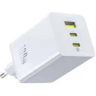 Ładowarka sieciowa Baseus GaN EnerFill FE11 100W P10182102213-00 - 2x USB-C, 1xUSB-A, Biała