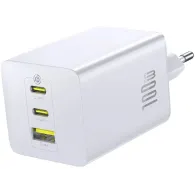 Ładowarka sieciowa Baseus GaN EnerFill FE11 100W P10182102213-00 - 2x USB-C, 1xUSB-A, Biała