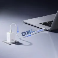 Ładowarka sieciowa Baseus GaN EnerFill FE11 100W P10182102213-00 - 2x USB-C, 1xUSB-A, Biała