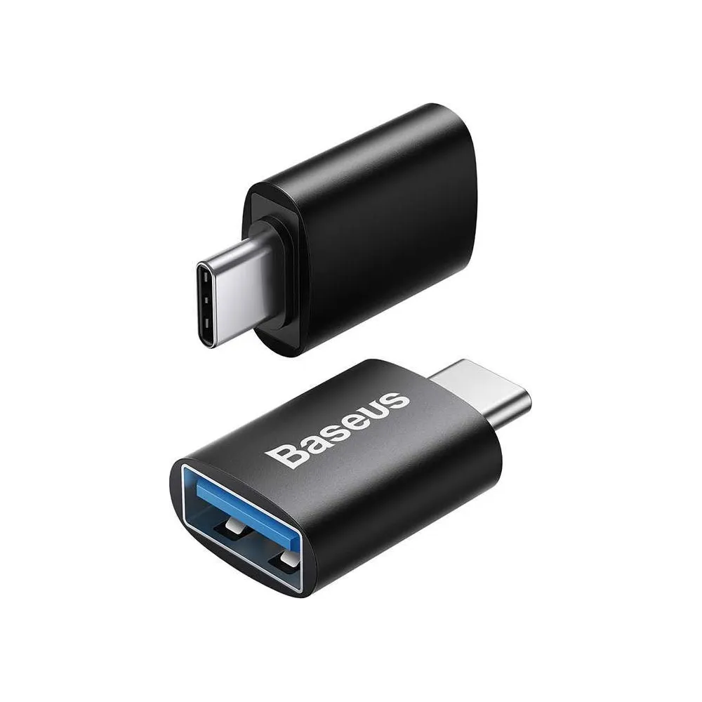Adapter USB Baseus Ingenuity OTG USB-C do USB-A ZJJQ000001, Czarny | Sklep ITnes.pl, IT for BUSINESS