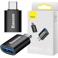 Adapter USB Baseus Ingenuity OTG USB-C do USB-A ZJJQ000001, Czarny | Sklep ITnes.pl, IT for BUSINESS